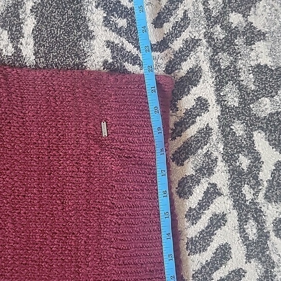 𝅺HOLLISTER Oversized Burgundy Sweather US L - Picture 9 of 10